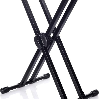 Bespeco Keyboard Stand KS22 Double Braced Adjustable Height 48-98 cm