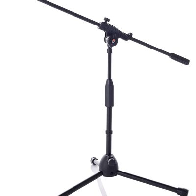 Bespeco Microphone Boom Stand MS36NE Adjustable 10-105cm Black