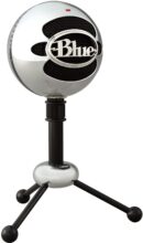 Blue Microphones Snowball USB Microphone Brushed Aluminum Dual Capsule for Podcasting