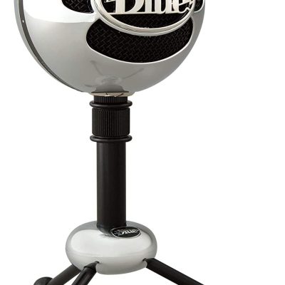 Blue Microphones Snowball USB Microphone Brushed Aluminum Dual Capsule for Podcasting