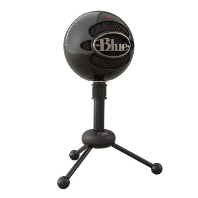 Blue Microphones Snowball USB Microphone Dual Capsule Gloss Black for Podcasting