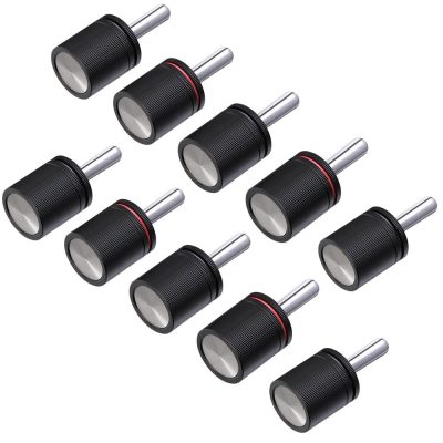 Sonos Banana Plug 10 Pack - Gold-Plated Brass, Black/Red (SPBPBWW1BLK)