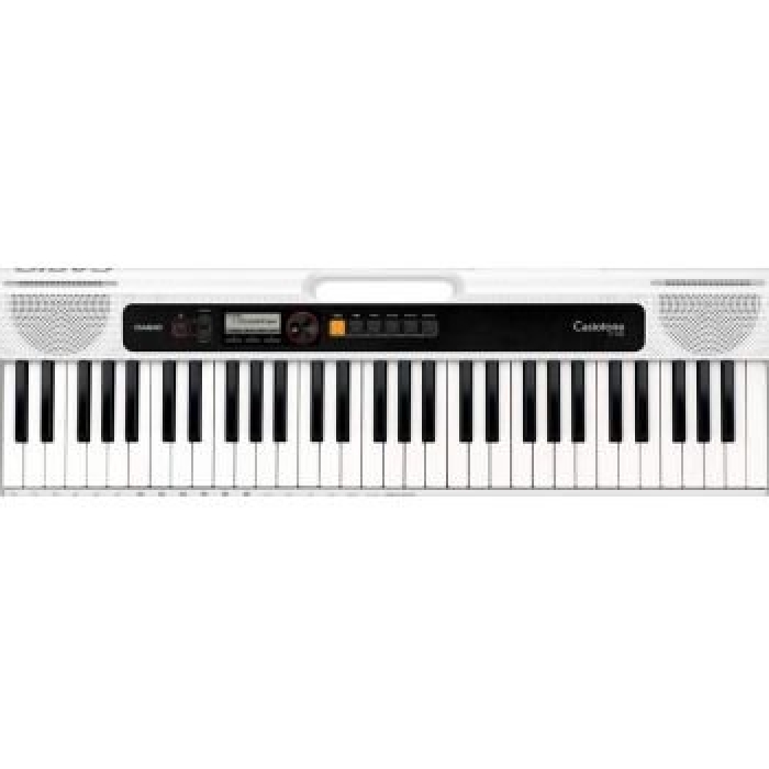 Casio 61-Key Digital Keyboard CTS200 White with 400 Tones and ADE95100 Stand