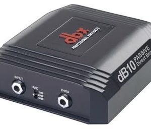 DBX Professional Passive Direct Box DB10 with Transformer Isolation