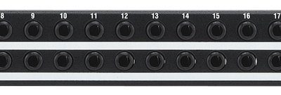 DBX Professional PB48V 48-Point 1/4-inch TRS Patchbay Balanced Audio