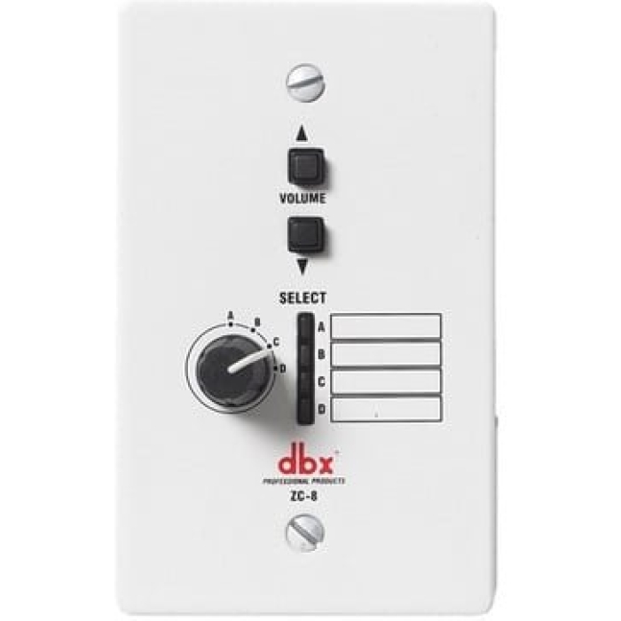 DBX Professional Zone Controller ZC8V-EU Wall-Mounted for DriveRack and ZonePRO