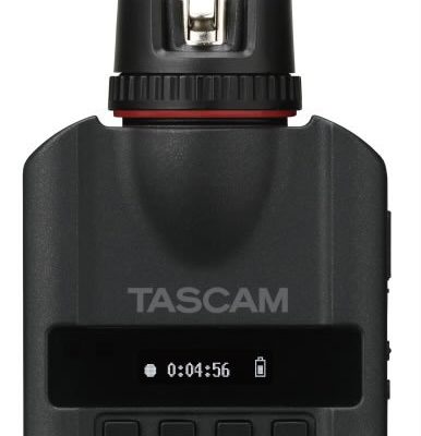 Tascam DR-10X Micro Plug-On Audio Recorder 48kHz/24-Bit for Interviews