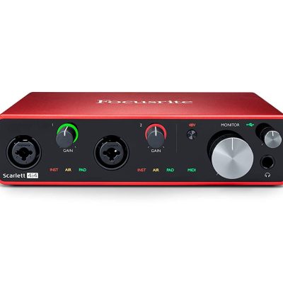 Focusrite Scarlett 4i4 3rd Gen USB Audio Interface with 192 kHz Recording