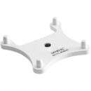 Genelec 8010 Stand Plate for Iso-Pod, White, 3/8" Thread, Tilt Positioning