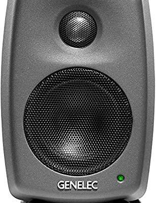 Genelec 8010AP Two-Way Active Studio Monitor, 96 dB, Dark Grey Finish