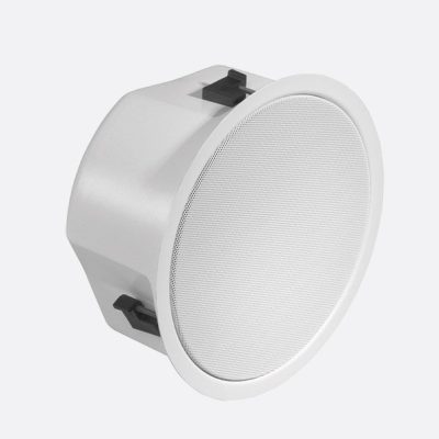 Genelec AIC25 Two-Way Active In-Ceiling Speaker, 110dB SPL, White Finish