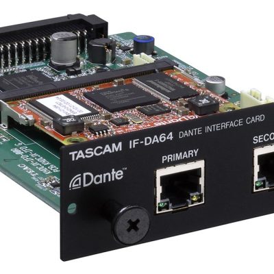 Tascam Dante Interface Card IF-DA64 64-Channel for DA-6400 Series