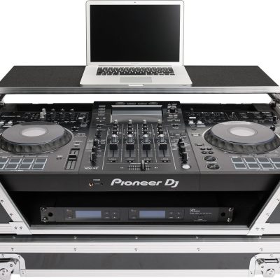 Magma DJ Controller Workstation for Pioneer XDJ-XZ, 19" Rack Mount, Black/Silver