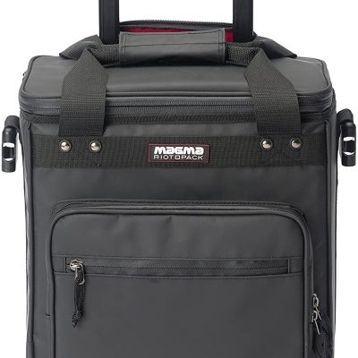 Magma Riot LP Trolley 50 Waterproof up to 50 Records Black/Red