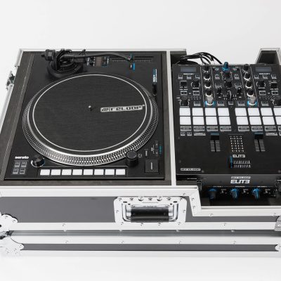Magma Scratch Suitcase for Turntable and 10in Mixer - Black/Silver (40985)