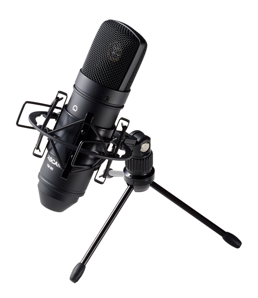 Tascam TM-80 Large-Diaphragm Condenser Mic Cardioid 0.7in Black - Image 3