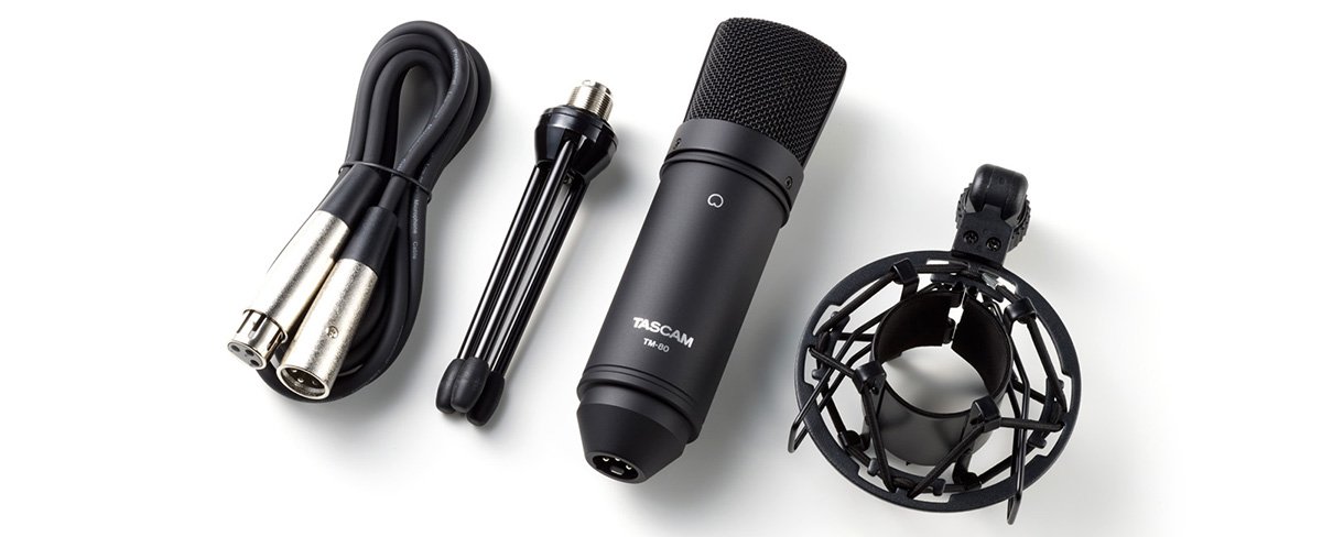 Tascam TM-80 Large-Diaphragm Condenser Mic Cardioid 0.7in Black - Image 2