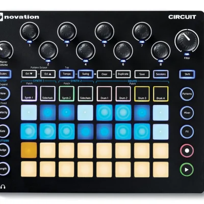 Novation Circuit MIDI Groove Box with 6-Voice Polyphony and 4-Part Drum Machine