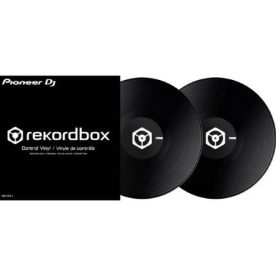 Pioneer DJ RB-VD1-K Control Vinyl Black Double Set for DVS Mixers