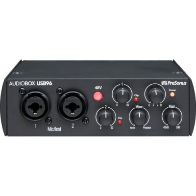Presonus AudioBox USB 96 25th Anniversary 24-bit/96kHz Audio Interface Black
