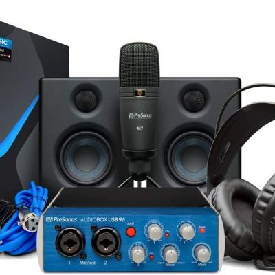 Presonus AudioBox 96 Studio Ultimate Recording Bundle with USB 96 Interface and Condenser Mic