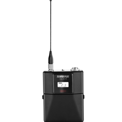 Shure QLXD1 Wireless Bodypack Transmitter K51 606-670 MHz 100m Range