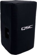 QSC Soft Padded Cover for E12 Loudspeaker - Heavy-Duty Nylon Black