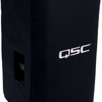 QSC Soft Padded Cover for E12 Loudspeaker - Heavy-Duty Nylon Black