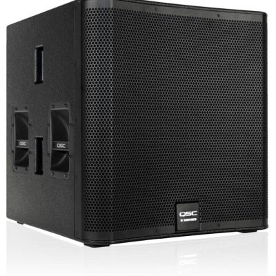 QSC GP118-SW 18-Inch Subwoofer, Bass-Reflex, Black, Portable Audio