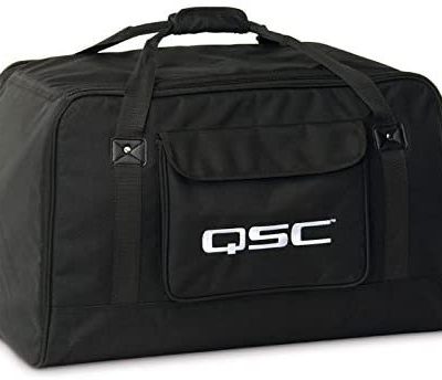QSC K12 Tote Bag Weather-Resistant Cordura Nylon Black for Loudspeakers