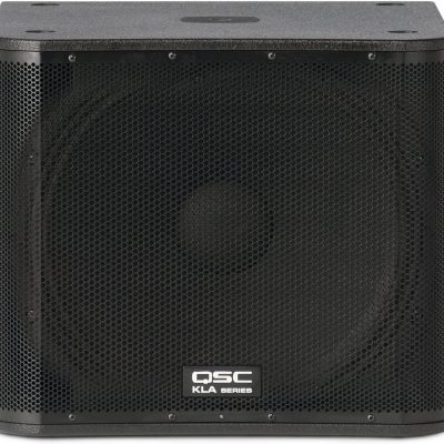 QSC KLA181 18" 1000W Powered Subwoofer with Pole-Mount - Black