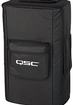 QSC KW152 Padded Speaker Cover - Heavy-Duty Cordura Nylon, Black