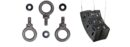 QSC M10 Forged Steel Eyebolt Kit-C for K, KLA, K.2, AcousticDesign Series