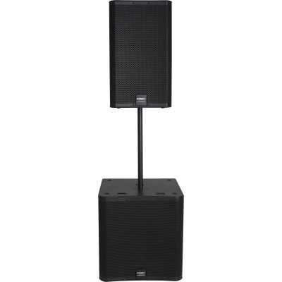 QSC Speaker Pole Extension SP-16X, 16 inch, 35mm Diameter, M20 Thread