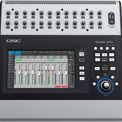 QSC TouchMix-30 Pro 32-Channel Digital Mixer with Touchscreen and 24 Mic/Line Inputs