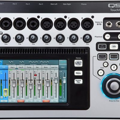 QSC TouchMix-8 Compact Digital Mixer with Touchscreen and 12 Inputs