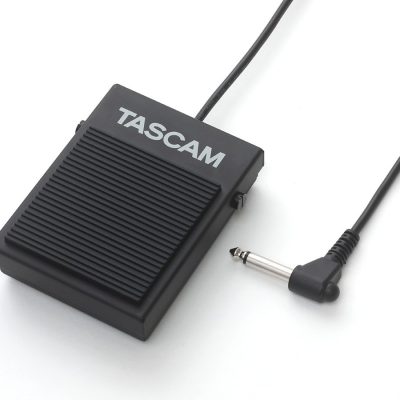 Tascam RC-1F Momentary Footswitch Pedal with 6ft Cable for Audio Control