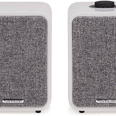 Ruark Audio MR1 MK2 HiFi Speakers with Bluetooth aptX - Soft Grey