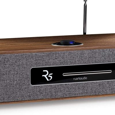 Ruark Audio R5 HiFi Stereo System Rich Walnut with Bluetooth aptX HD