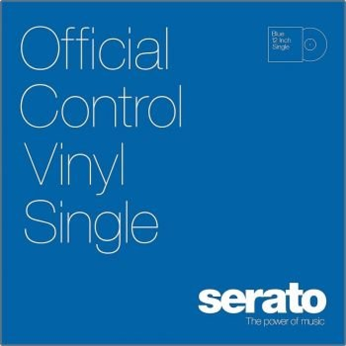 Serato 12-Inch Blue Control Vinyl SCV-PS-BLU-SG with NoiseMap 6 dB Louder for DJs