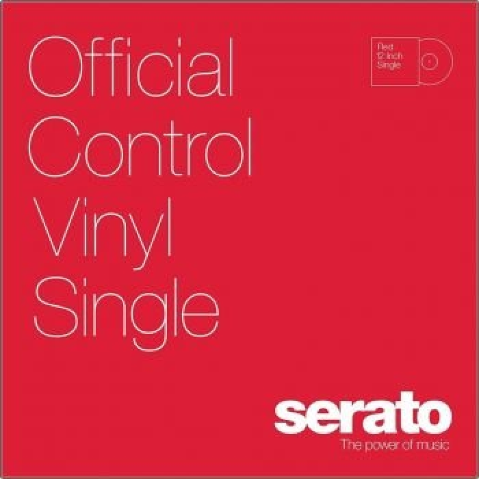 Serato 12" Control Vinyl Performance Series Black 6dB Louder - Red Variant