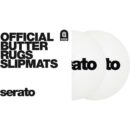 Serato 12" Butter Rug Slipmat with Control Vinyls - White/Black for DJ Turntables