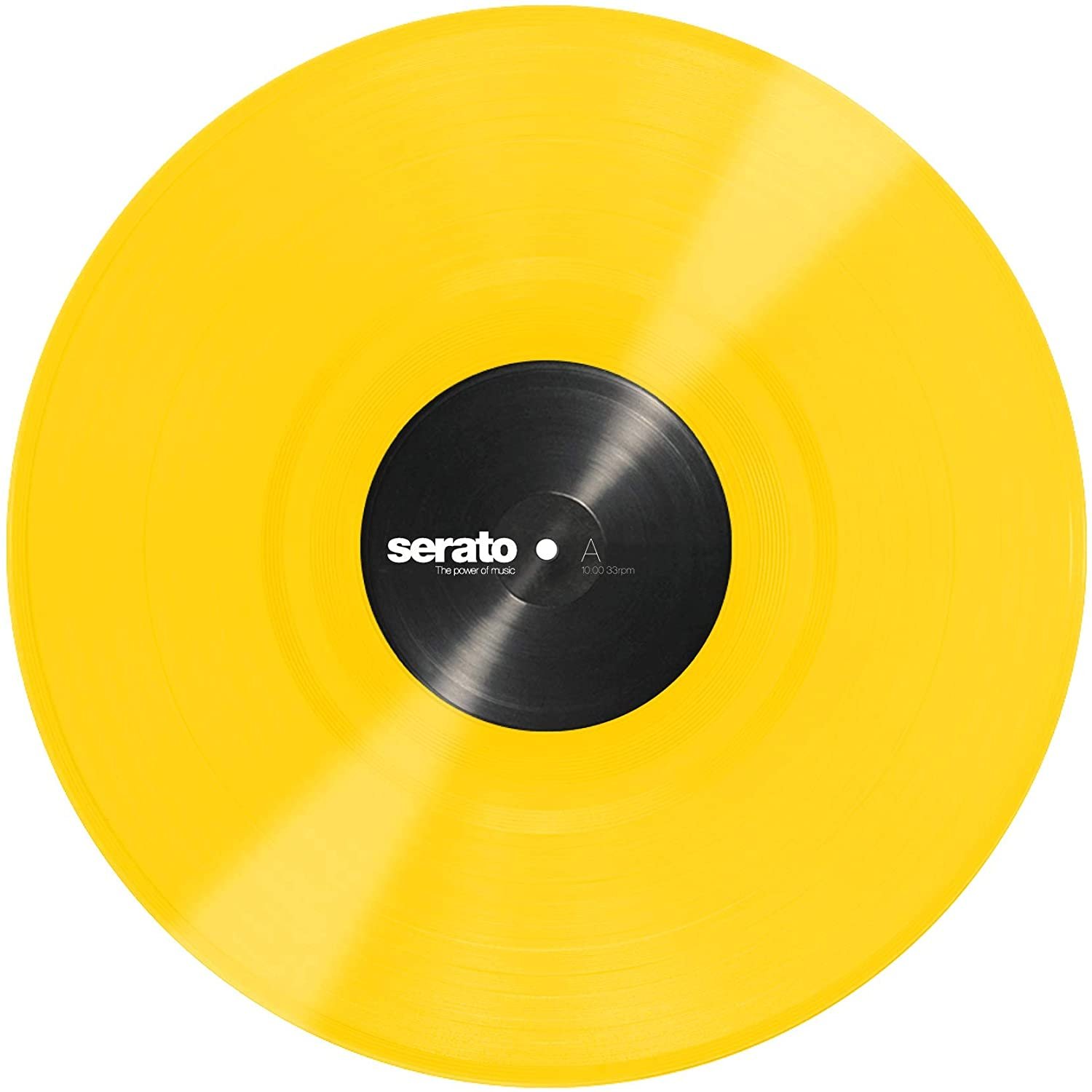 Serato 12" Yellow Control Vinyl Pair for DJ Turntables with NoiseMap 6dB Louder - Image 2