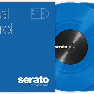 Serato 7" Control Vinyl SCV-PS-BLU-7 Blue Pair for DJs
