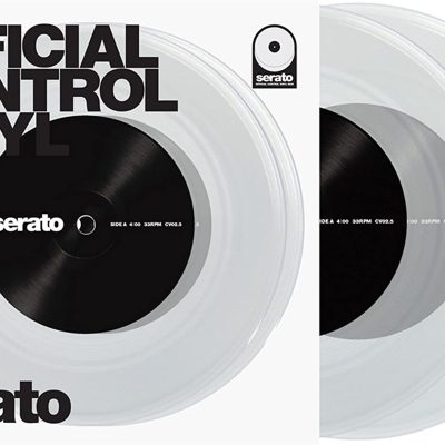 Serato 7" Control Vinyl Clear Pair for DJ Turntables