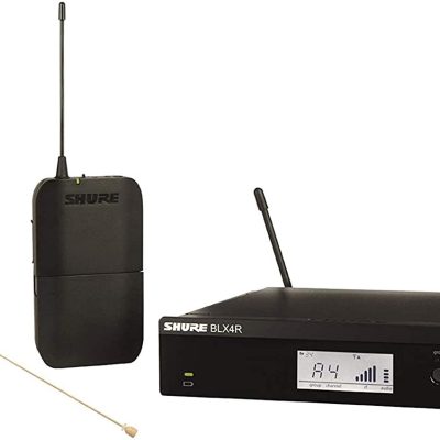 Shure BLX14UK/MX53-K14 Wireless Headset System with MX153 Ear-Worn Mic for Vocalists
