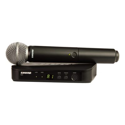 Shure Wireless Vocal System BLX24/SM58 with Rack Mount, 100m Range