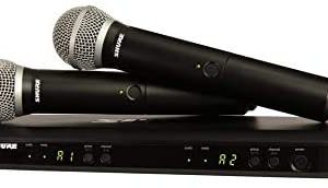 Shure Wireless Microphone System BLX288UK Beta58A Dual Vocal Supercardioid