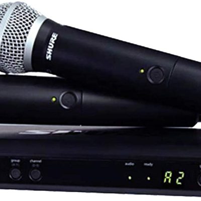 Shure BLX288UK/PG58X-K14 Dual Channel Wireless Vocal System with 2 PG58 Mics