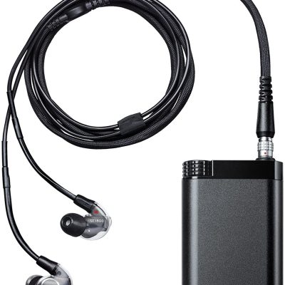 Shure KSE1200 Electrostatic Earphone System with High Voltage Amp, 37 dB Noise Isolation